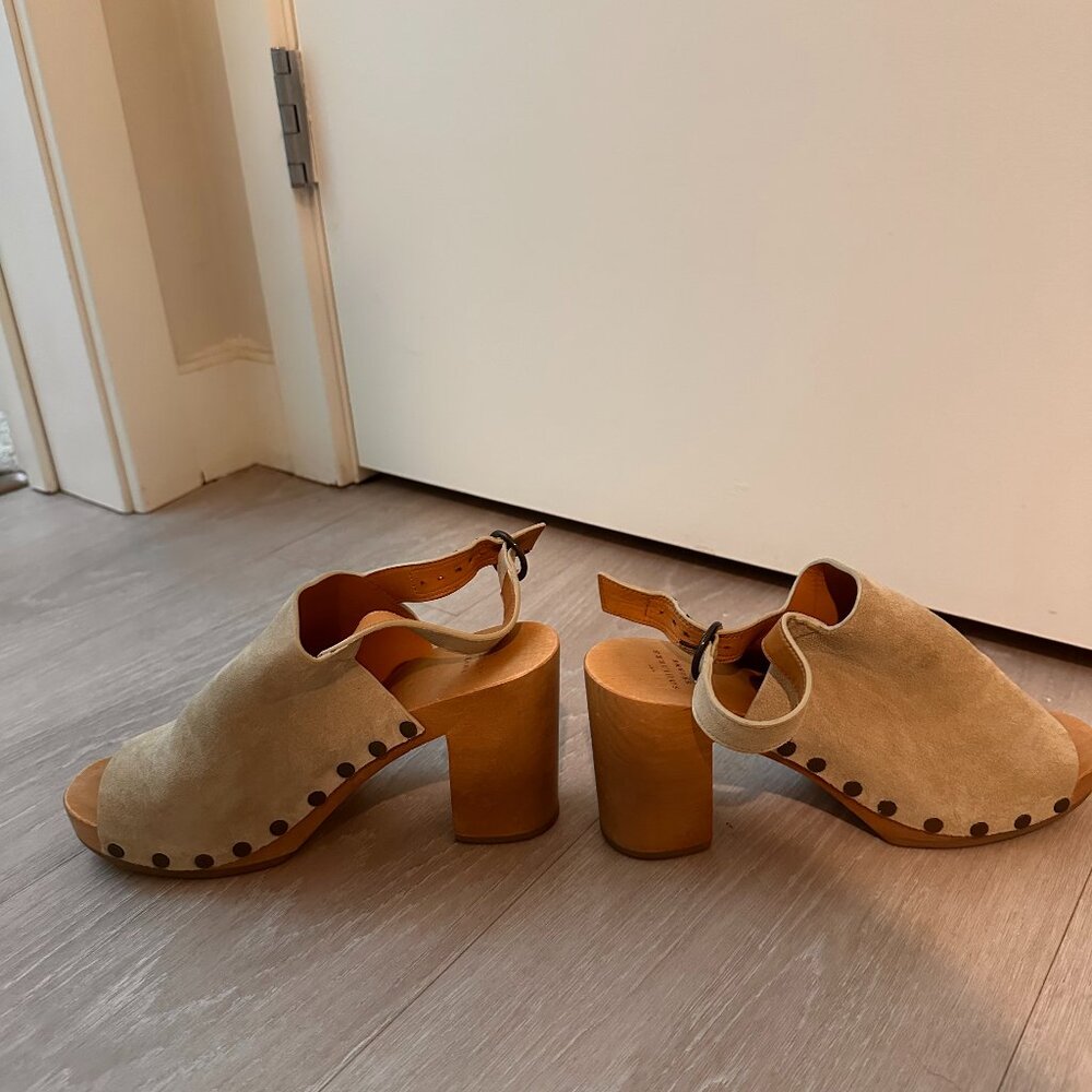 SEZANE Dakota High Clogs, Size US 7 (FR 38) - Picture 5 of 9